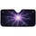 Luminous Electric Purple Magenta Lightning Bolts - Everyday Auto Accessory Gift Car Sunshade - 3