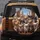 Diverse Cheerful Long Haired Chihuahuas City Skyline - Home Decor Gift for Dog Lover Spare Tire Cover - 5