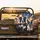Border Collie French Bulldog Driving City Night - Dog Lover Gift Spare Tire Cover - 2