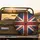 Distressed Union Jack Flag Peeling Paint Texture - British Heritage Decor Gift Spare Tire Cover - 2
