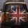 Distressed Union Jack Flag Peeling Paint Texture - British Heritage Decor Gift Spare Tire Cover - 5