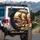 Bloodhound Dogs Car Cabin Road Trip Adventure Gift for Dog Owners Spare Tire Cover - 3