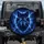 Wolf Head Jagged Lightning Smoke Wisps Nocturnal Sky - Wildlife Lover Gift Spare Tire Cover - 1