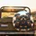 Energetic Rottweiler Dogs Playfully Biting Toy - Humorous Dog Lover Adventure Life Gift Spare Tire Cover - 2