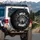 Fierce Golden-Eyed Grey Wolf Wild Spirit - Wildlife Lover Gift Spare Tire Cover - 3