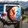 Fiery Phoenix Ice Dragon Yin Yang Emblem - Mythology Lover Decor Gift Spare Tire Cover - 3