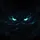 Glow Blue Eyes Menacing Gaze Dark Energy Electric Light Wisps - Fantasy Adventure Gift Spare Tire Cover - 6
