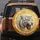 Majestic White Tiger Roaring Fangs Golden Swirls - Wildlife Lover Car Accessory Gift Spare Tire Cover - 5