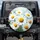 White Daisy Flowers Water Droplets - Nature Lover Decor Gift Spare Tire Cover - 1