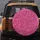 Countless Reflective Hot Pink Magenta Glitter Flakes Shimmering Sparkle - Glam Decor Gift Spare Tire Cover - 5