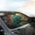 Panther Chameleon Exotic Blossoms - Nature Lover Tropical Decor Gift Car Sunshade - 6