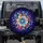 Psychedelic Glowing Floral Shimmering Stardust Field - Nature Lover Everyday = Decor Gift Spare Tire Cover - 1