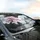 Japanese Pagoda Cherry Blossom Tree Water Reflection - East Asian Decor Gift Car Sunshade - 6