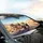 Happy Dogs Joyride Open Road Landscape - Dog Lover Car Travel Gift Car Sunshade - 6
