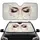 Realistic Closed Female Eyes Long Lashes - Lifestyle Accessory Gift for Women Car Sunshade - 1