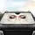 Realistic Closed Female Eyes Long Lashes - Lifestyle Accessory Gift for Women Car Sunshade - 4