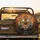 Tiger Face Golden Eyes Water Ripples Orange Black Striped Fur - Wildlife Lover Gift Spare Tire Cover - 2