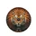 Tiger Face Golden Eyes Water Ripples Orange Black Striped Fur - Wildlife Lover Gift Spare Tire Cover - 4
