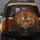 Tiger Face Golden Eyes Water Ripples Orange Black Striped Fur - Wildlife Lover Gift Spare Tire Cover - 5