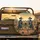 Skeleton Cowboys Toasting Desert Spirits - Gothic Western Decor Spare Tire Cover - 2