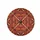 Damask Tapestry Arabesque Floral Leaf Diamond Scroll Spare Tire Cover - 4