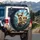 Dog Cat Sunglasses Leopard Steering Wheel - Pet Lover Gift Spare Tire Cover - 3