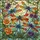 Dragonflies Roses Lush Flowers Foliage - Wildlife Lover Car Decor Gift Spare Tire Cover - 6