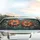 Psychedelic Floral Layered Concentric Petals Swirling Organic Lines Car Sunshade - 5