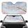 Cherry Blossom Branch Falling Petals - Travel Essentials Car Sunshade - 1