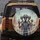 Five Grey Aliens Towering Rock Formations Cosmic Desert - Sci-Fi Lover Gift Spare Tire Cover - 5
