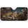 Sleeping Tabby Cat Library Books Dark Academia Decor for Book Lover Car Sunshade - 3