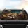 Sleeping Tabby Cat Library Books Dark Academia Decor for Book Lover Car Sunshade - 4