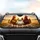 Five Chickens Sunglasses Road Trip - Farm Animal Lover Everyday Drive Gift Car Sunshade - 4