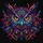 Majestic Owl Face Golden Eyes Layered Feathers - Wildlife Lover Gift Spare Tire Cover - 6