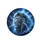 Lion Head Electric Blue Lightning - Wildlife Lover Gift for Animal Lovers Spare Tire Cover - 4