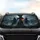 Menacing Grim Reapers Glowing Jack-o'-Lantern - Halloween Spooky Night Decor Car Sunshade - 4