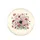 Pink Purple Red Organic Botanical Flower Spare Tire Cover - 4
