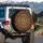 Persian Rug Floral Arabesque Medallion Diamond Lattice Botanical Palmettes Spare Tire Cover - 3