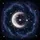 Crescent Moon Stars Cosmic Dust Nebulae Clusters - Night Sky Lover Gift Spare Tire Cover - 2