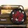 Dark Red Roses Butterflies Glitter Hearts Foliage Decor Gift Spare Tire Cover - 2
