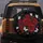 Dark Red Roses Butterflies Glitter Hearts Foliage Decor Gift Spare Tire Cover - 5