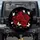 Dark Red Roses Butterflies Glitter Hearts Foliage Decor Gift Spare Tire Cover - 1