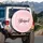 Blessed Light Pink Glitter Sparkle - Celebration Gift Spare Tire Cover - 3