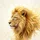 Lion Head Profile Golden Mane Light Streaks - Wildlife Enthusiast Decor Gift Spare Tire Cover - 6