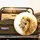 Lion Head Profile Golden Mane Light Streaks - Wildlife Enthusiast Decor Gift Spare Tire Cover - 2
