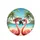 Flamingos Straw Hat Sunglasses Tropical Beach - Beach Life Gift for Flamingo Lovers Spare Tire Cover - 4