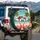 Flamingos Straw Hat Sunglasses Tropical Beach - Beach Life Gift for Flamingo Lovers Spare Tire Cover - 3