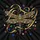 Emerald Ruby Sapphire Amethyst Gold Filigree Dragonfly Black Silk - Luxury Decor Gift Spare Tire Cover - 6