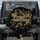 Emerald Ruby Sapphire Amethyst Gold Filigree Dragonfly Black Silk - Luxury Decor Gift Spare Tire Cover - 1