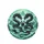 Black Eastern Dragons Jade Teal Mist Pagoda - Fantasy Decor Gift Spare Tire Cover - 4